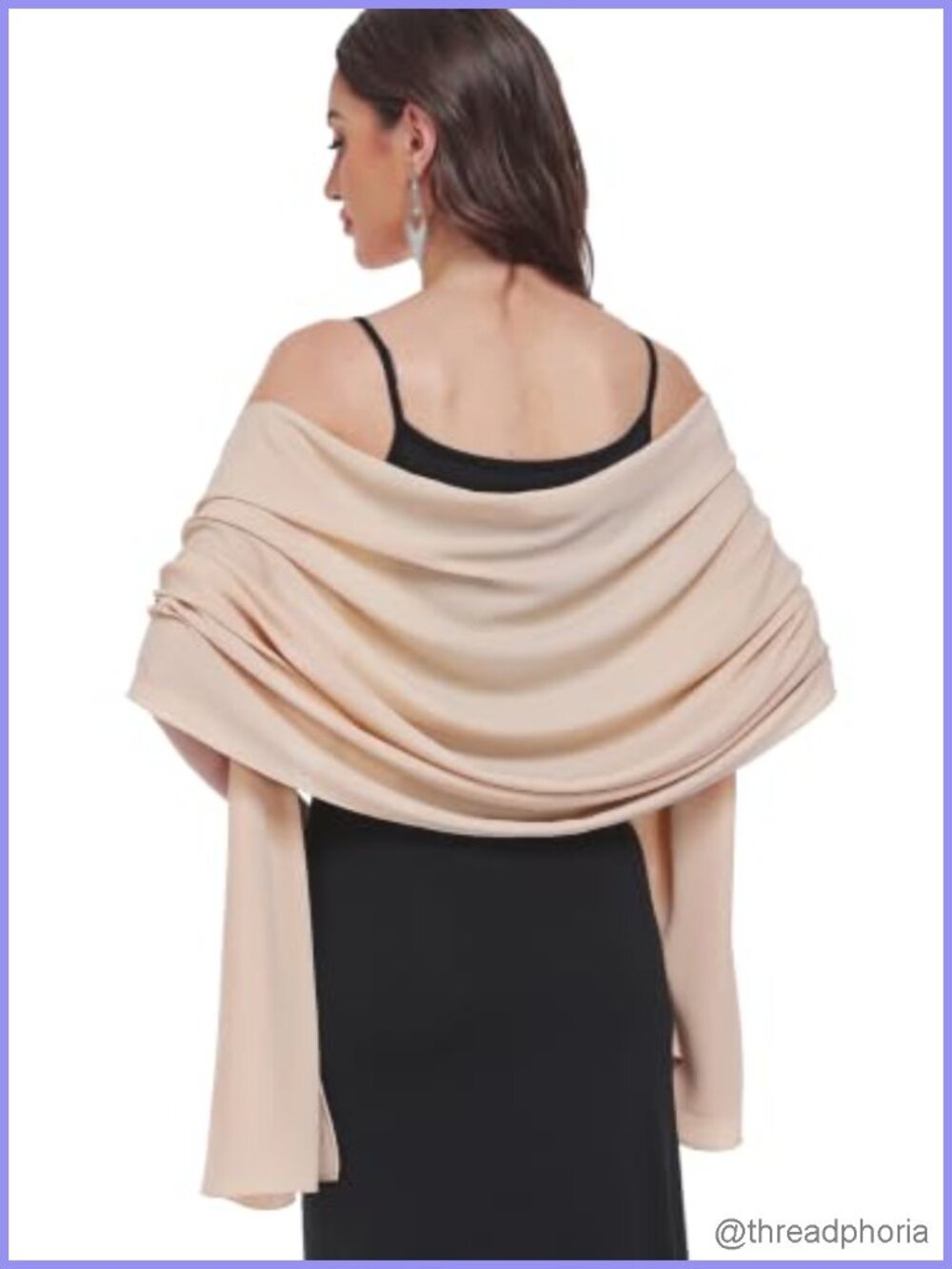 Chiffon Shawl Wrap for Evening Dress Wedding Scarf Shoulder Cover Up